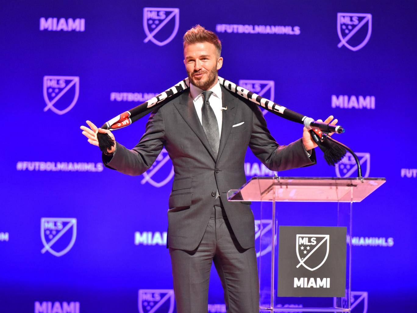 No badge, no name and no stadium but the Miami dream is alive for David Beckham as he talks signings